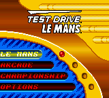 Test Drive - Le Mans Title Screen